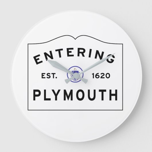 Welkom bij Plymouth MA Grote Klok (Voorkant)