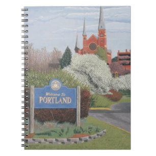 Welkom bij Portland Maine Notitieboek