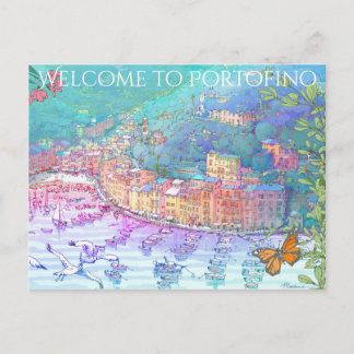 Welkom bij portofino briefkaart