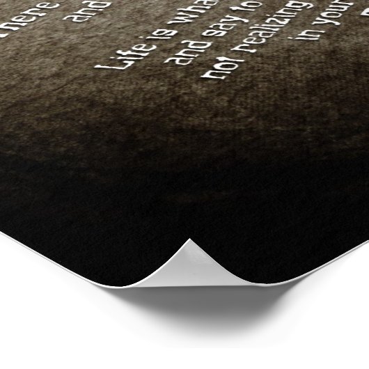 Welkom bij Poster op vorige dag (Hoek)