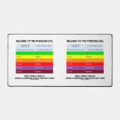 Welkom bij Pyrocene Era Air Quality Index Geek Bureaumat (Voorkant)