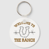 Welkom bij Ranch Sleutelhanger (Voorkant)