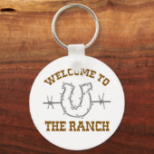 Welkom bij Ranch Sleutelhanger (Voorkant)