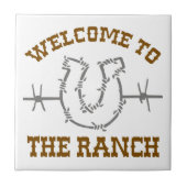 Welkom bij Ranch Tegeltje (Voorkant)