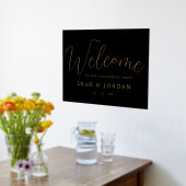 Welkom bij REAL Gold Foil Elegant Engagement Folie Afdrukken (Laag (Keuken))