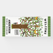 Welkom bij Réunion Spandoek (Horizontaal)