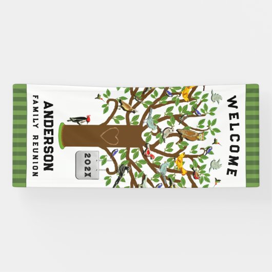 Welkom bij Réunion Spandoek (Horizontaal)