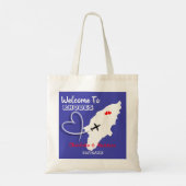 Welkom bij Rhodes Destination Wedding Tote Bag (Achterkant)