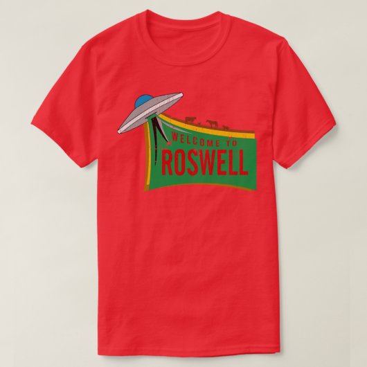 Welkom bij Roswell T-shirt (Design voorkant)