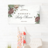 Welkom bij Rustieke Bloemrijke Bourgondische Roos Spandoek (Insitu)