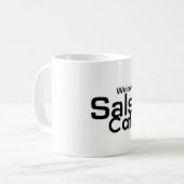 Welkom bij Salsa Café Koffiemok (Voorkant links)