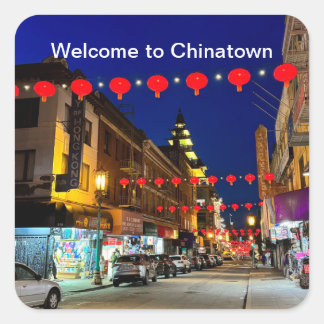 Welkom bij San Francisco Chinatown #11 Sticker