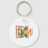 Welkom bij Sandy Toes Summer Beach Sleutelhanger (Voorkant)