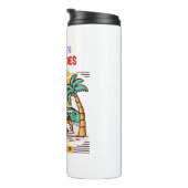 Welkom bij Sandy Toes Summer Beach Thermosbeker (Geroteerd rechts)