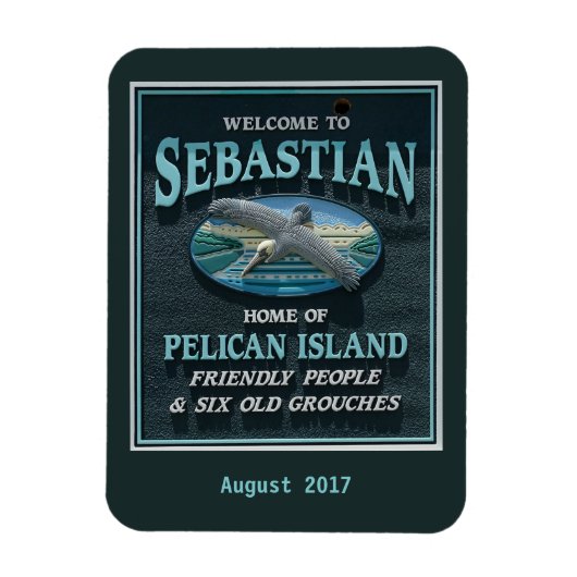 Welkom bij Sebastian, FL Magneet (Verticaal)