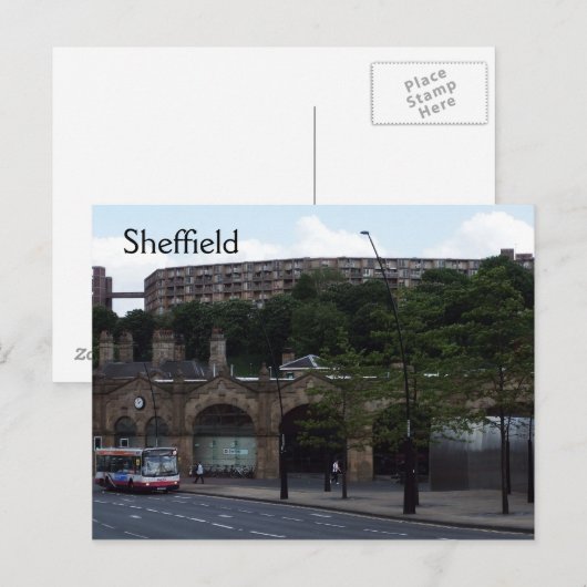 Welkom bij Sheffield Briefkaart (Voorkant / Achterkant)