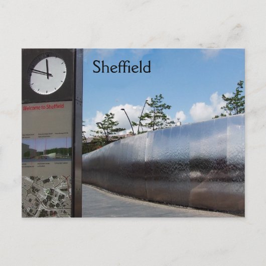 Welkom bij Sheffield Briefkaart (Voorkant)