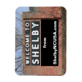 Welkom bij Shelby Flexible Magnet Magneet (Verticaal)