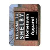 WELKOM BIJ SHELBY Hometown Apparel Magneet (Verticaal)