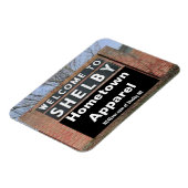 WELKOM BIJ SHELBY Hometown Apparel Magneet (Linkerzijde)