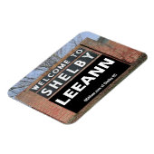 WELKOM BIJ SHELBY LEEANN flexibele magneet (Linkerzijde)