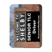 WELKOM BIJ SHELBY Senior TLC Driver Magneet (Verticaal)