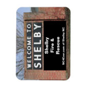 WELKOM BIJ SHELBY Shelby Fire & Rescue Flexible Magneet (Verticaal)