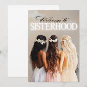 Welkom bij Sisterhood Kaart (Voorkant / Achterkant)