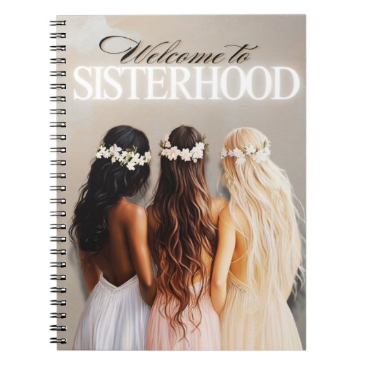 Welkom bij Sisterhood Notitieboek (Voorkant)