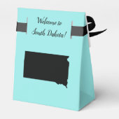 Welkom bij South Dakota Favor Box, Map Bedankdoosjes (Achterkant)