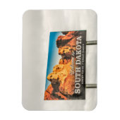 Welkom bij South Dakota Sign Magneet (Verticaal)