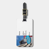 Welkom bij Springfield Bagagelabel (Voorkant verticaal)