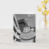 Welkom bij Springfield Grayscale Hartelijk dank Kaart (Gele Bloem)