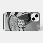 Welkom bij Springfield Grayscale iPhone Case Hoesje (Achterkant horizontaal)