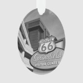 Welkom bij Springfield Grayscale Ornament (voorkant)