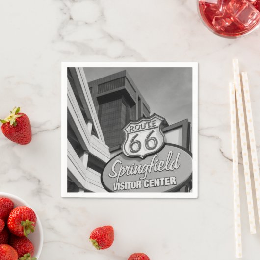 Welkom bij Springfield Grayscale Servetten (Insitu)