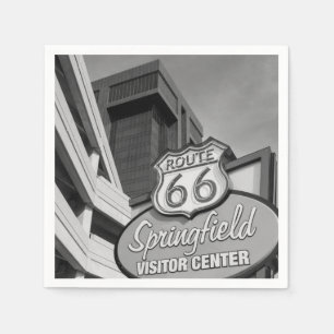 Welkom bij Springfield Grayscale Servetten