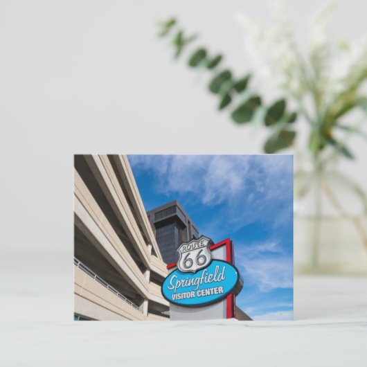 Welkom bij Springfield MO Briefkaart (Staand voorkant)