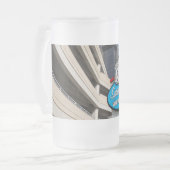Welkom bij Springfield MO Frosted Glass Beer Mok (Voorkant links)