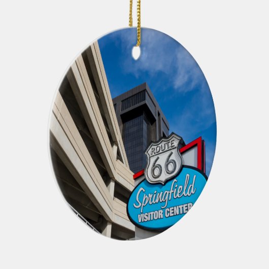 Welkom bij Springfield MO Keramisch Ornament (Rechts)