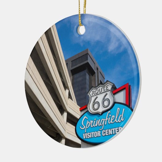 Welkom bij Springfield MO Keramisch Ornament (Links)