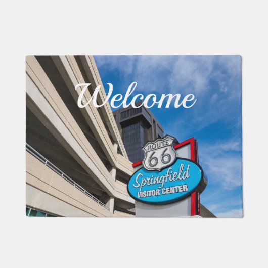 Welkom bij Springfield MO Welkom Doormat Deurmat (Voorkant)