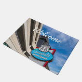 Welkom bij Springfield MO Welkom Doormat Deurmat (Schuin)