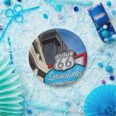 Welkom bij Springfield Papieren Bordje (Feest)