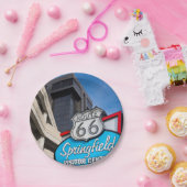 Welkom bij Springfield Papieren Bordje (Feest)