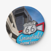 Welkom bij Springfield Papieren Bordje (Voorkant)