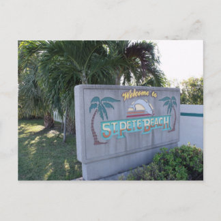 Welkom bij St Pete Beach Briefkaart