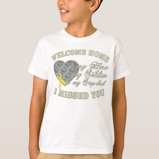 Welkom bij Step-dad Home T-shirt (Voorkant)