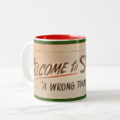 Welkom bij Sturgis Tweekleurige Koffiemok (Voorkant links)