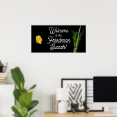 Welkom bij Succah Personalized Lulav Poster (Thuiskantoor)